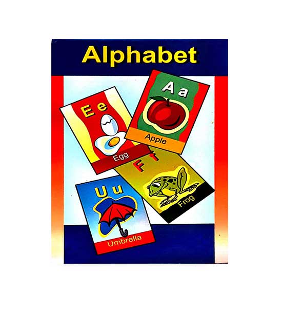 فلش کارت الفبا (رهنما)کوچک flash card alphabet