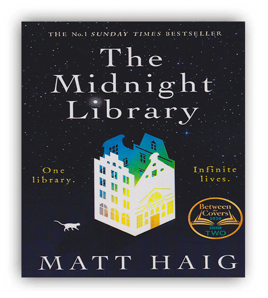 The midnight library(کتابخانه نیمه شب)(زبان اصلی،انگلیسی)(شمیز،رقعی،کاج بوک)